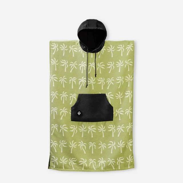 Changing Poncho Breezy Palms Olive / S/M