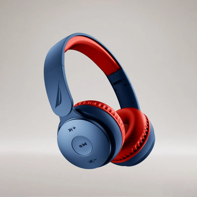 Nautica Urban H100 Bluetooth Stereo Headphones - Navy & Red Universal
