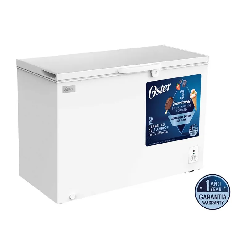 Congeladora Oster OS-PCFME11001WE 299L Blanco