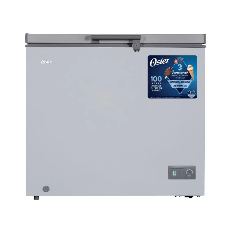 Congeladora OSTER 200L OS-PCF7001S 200L Gris