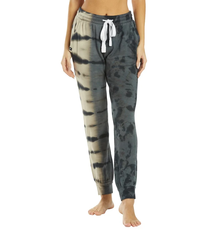 Glyder Halfway Joggers Black Oatmilk Tie Dye / XL