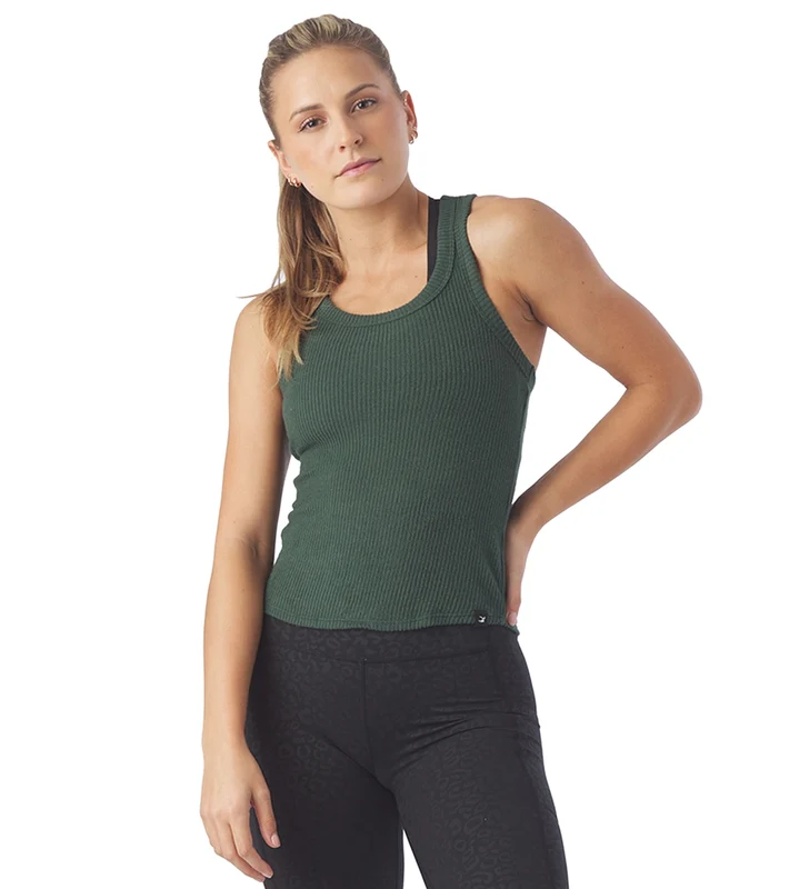 Glyder High Neck Comfort Tank Forest / M