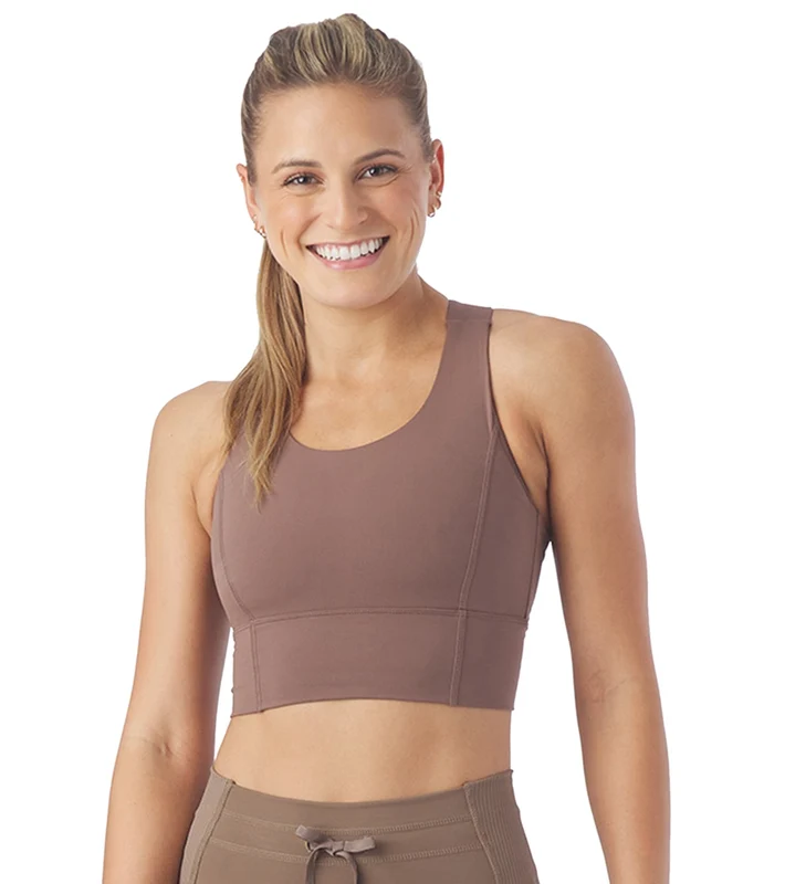 Glyder The One Yoga Crop Top Mocha / XS