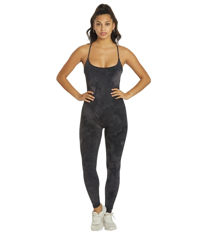 Glyder Pure Bodysuit Black Tie Dye / S