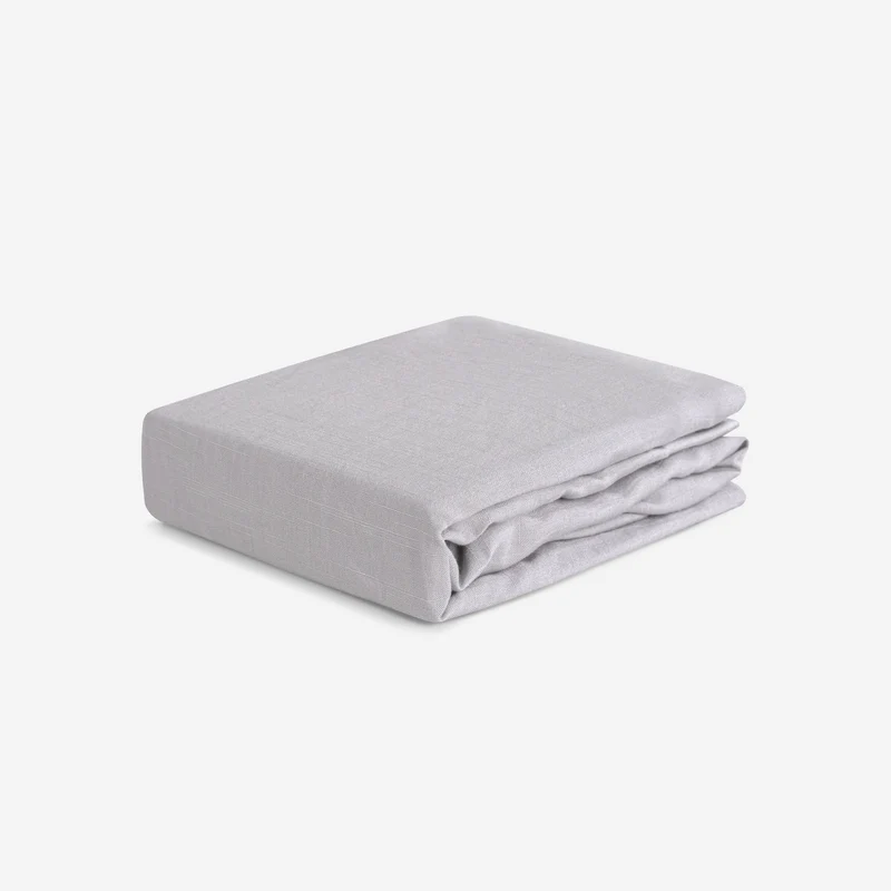 Hyper-Linen Performance - Crib Sheet Light Gray / Crib
