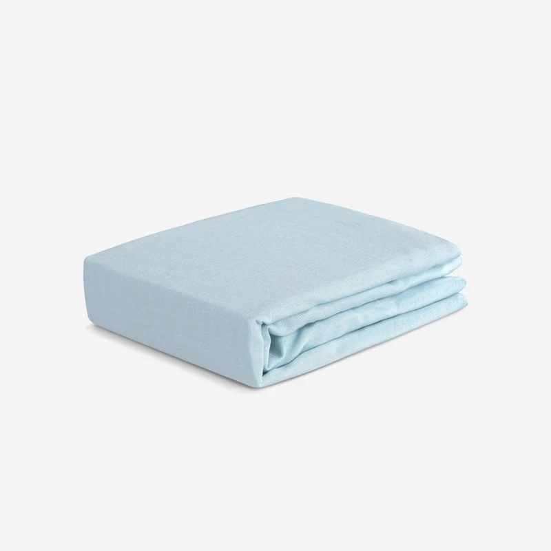 Hyper-Linen Performance - Crib Sheet Light Blue / Crib