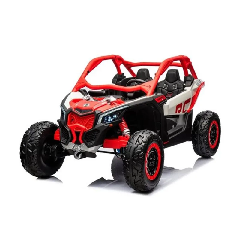 Freddo Can Am Maverick UTV 48 V 2-Seat Electric Ride-On Vehicle for Kids - Red