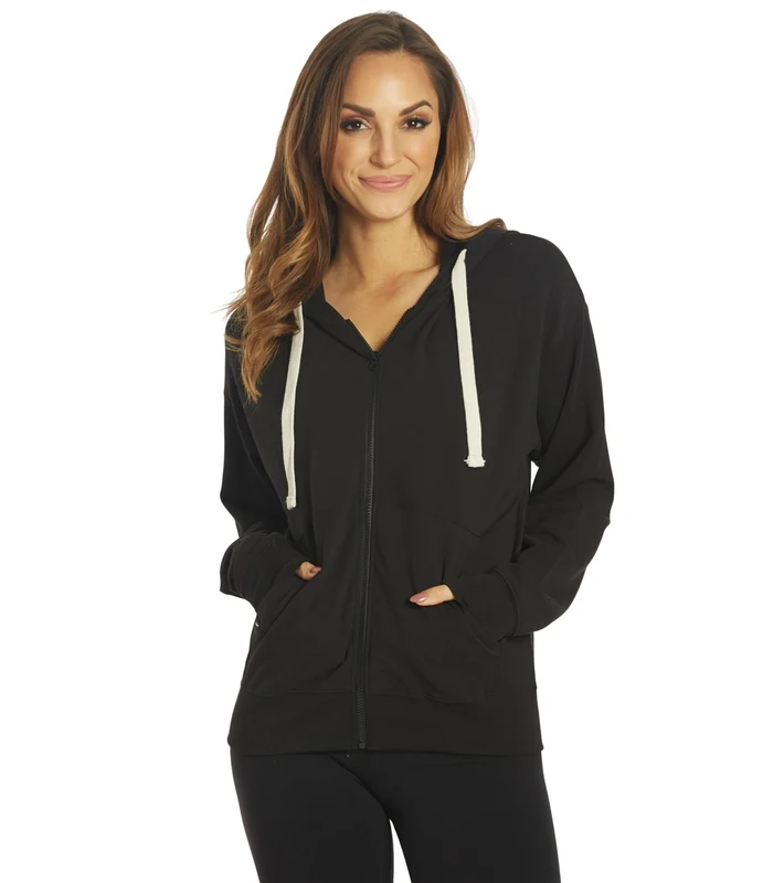 Glyder Vintage Oversized Zip Up Black / XS