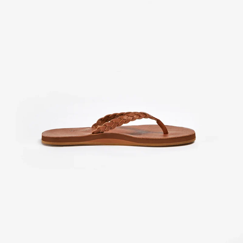 Hari Mari Women's Meadow Braided Thong Sandal CINNAMON / 9