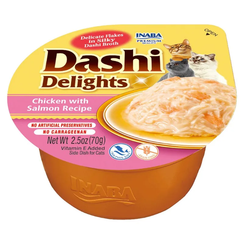 Alimento Gato Dashi Pollo y Salmón 70 g