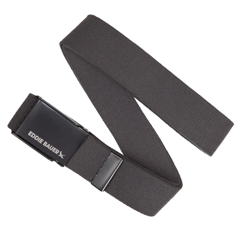 Men's Backcountry Active Stretch Webbing Belt With Military Buckle OS / Dark Smoke