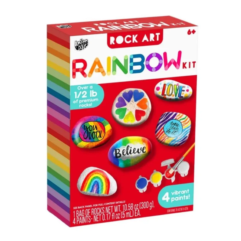 Rock art: rainbow rock art kit