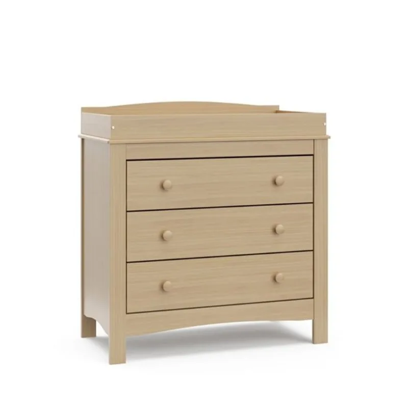 Graco Noah 3-Drawer Chest w/ Changing Topper - Driftwood