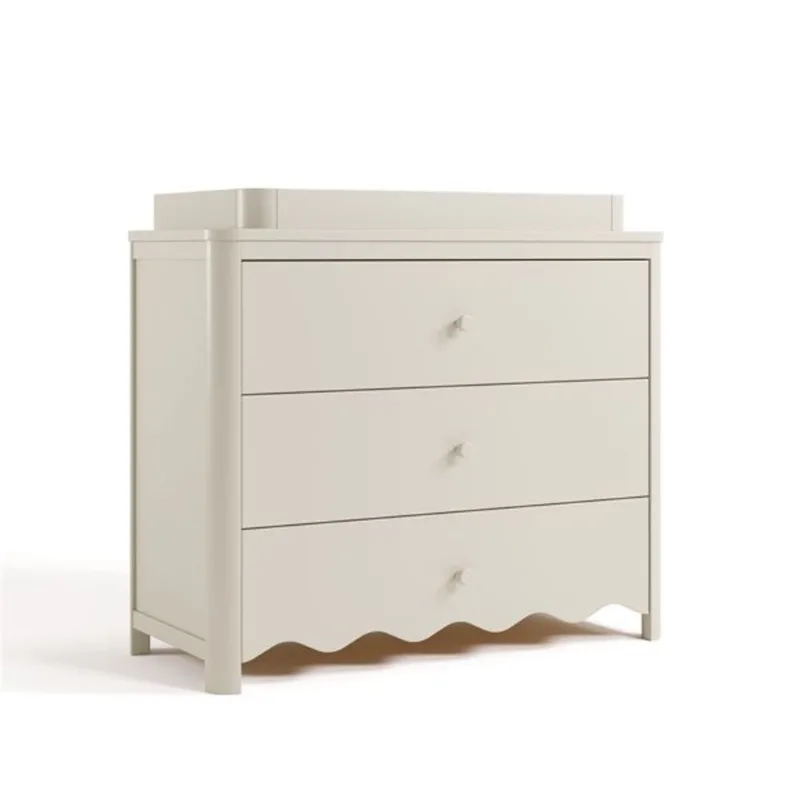 Storkcraft Casablanca 3-Drawer Chest with Removable Changing Topper – Frosted Oat