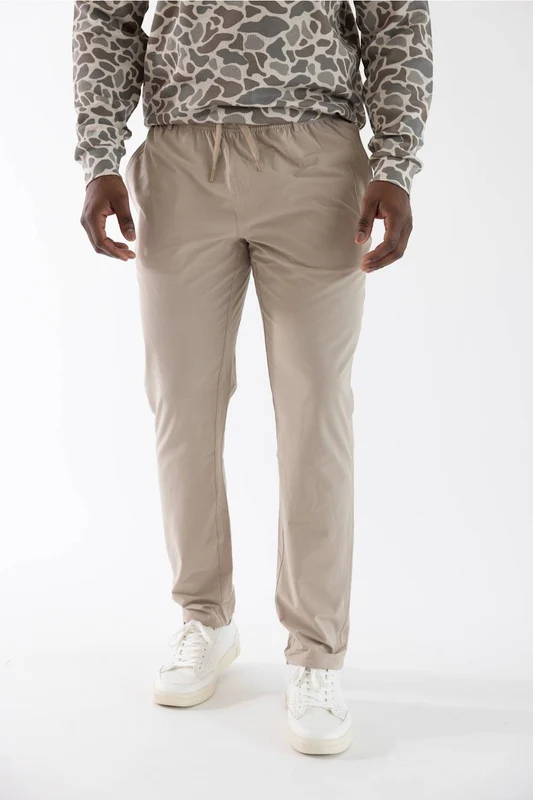 Burlebo Performance Pants for Men in Cobblestone M / Cobblestone