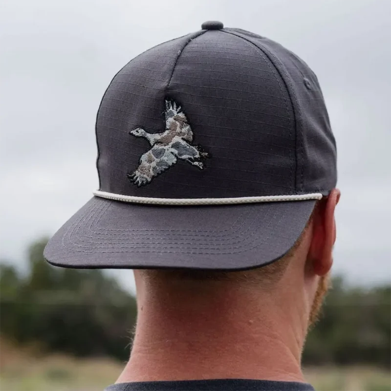 Burlebo Flying Duck Camo Low Profile Cap CHARCOAL / OS