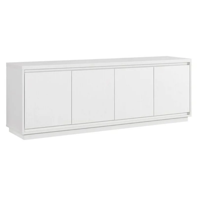Hailey Home Presque White TV Stand for TVs up to 75-in
