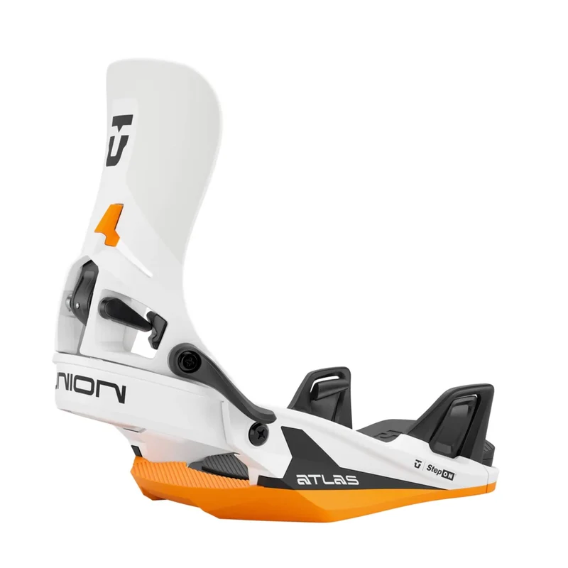 Union Atlas Step On Snowboard Bindings 2026 White - Orange / L