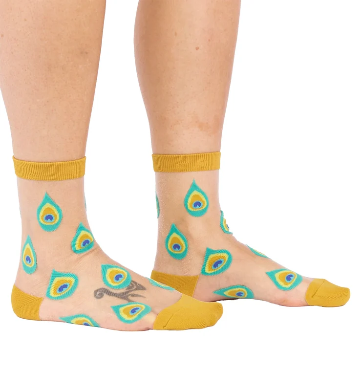 SOCK it to me Sheer Crew Socks (SITMSCS) - I'm Your Biggest Fan One Size