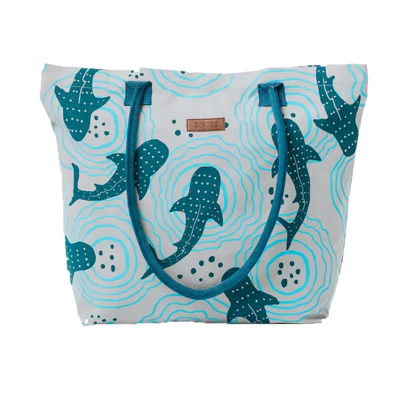 Sand Cloud Beach Tote SHARK RIPPLES / OS