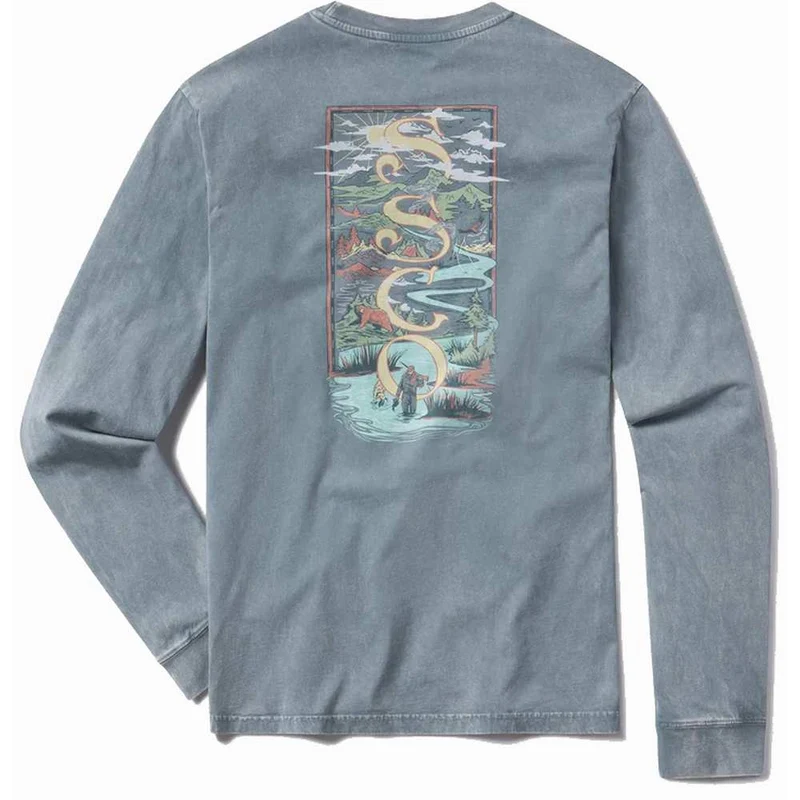 Men's Lay of the Land Long Sleeve T-Shirt OZARK / MED