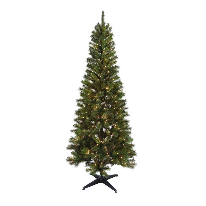 Árvore De Natal Holiday Bright Lights 1-2 Tree 7 Pés Lápis Led 500 Ct