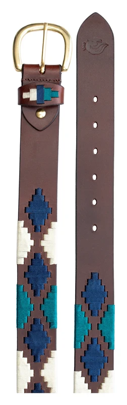 Equinavia Siri Polo Belt Chestnut Brown/Green / Medium
