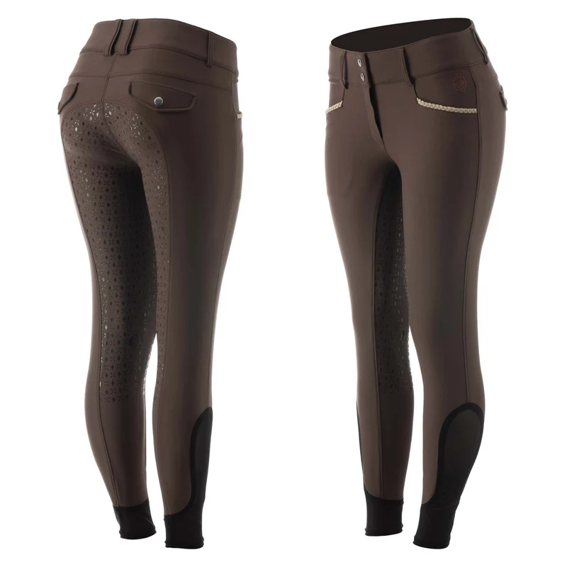 Equinavia Madeleine Ladies Full Seat Breeches Earth Brown / 34