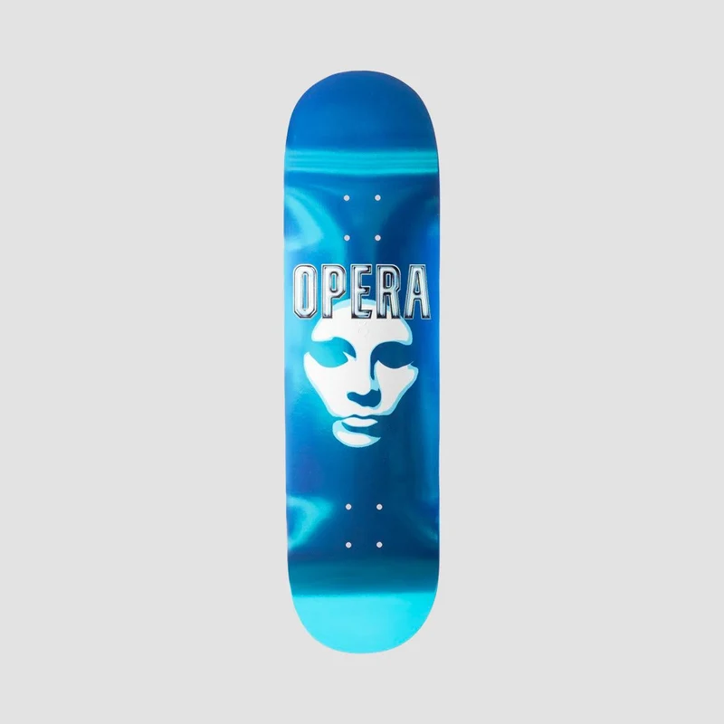 Opera Mask Logo Ex7 Skateboard Deck Blue - 8.5" 8.50 Inches / Blue