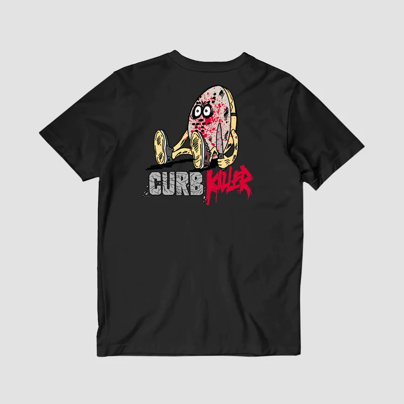 Slappy Curb Killer T-Shirt Black Medium / Black