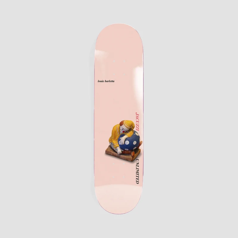 Jacuzzi Unlimited Louie Barletta Gathering EX7 Skateboard Deck Peach - 8.75" 8.75 Inches / Peach