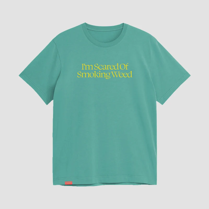 Jacuzzi Unlimited Scared Weed T-Shirt Sea Foam Medium / Sea Foam