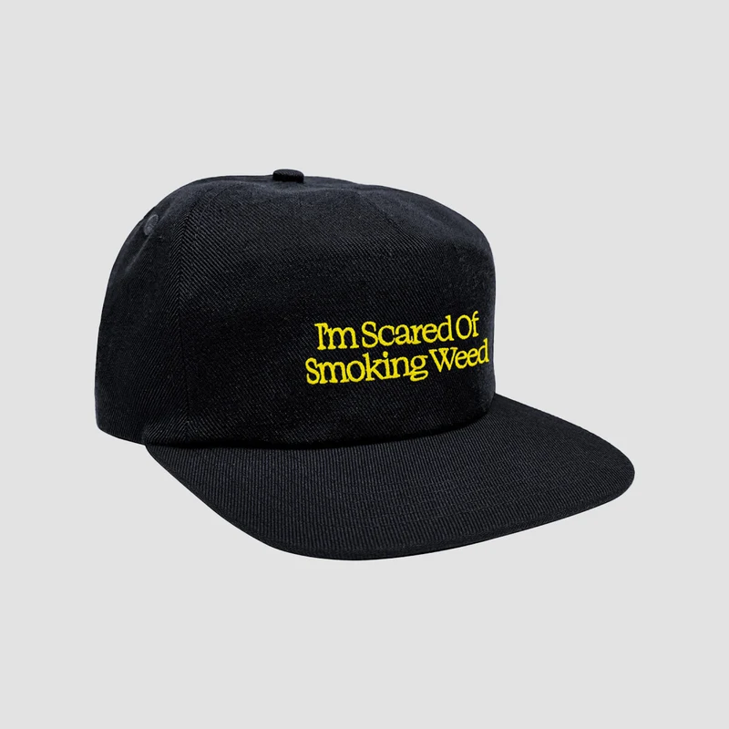 Jacuzzi Unlimited Scared of Smoking Weed Cap Black Black