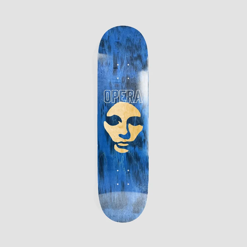 Opera Die Cut Mask EX7 Skateboard Deck Blue - 8.25" 8.25 Inches / Blue