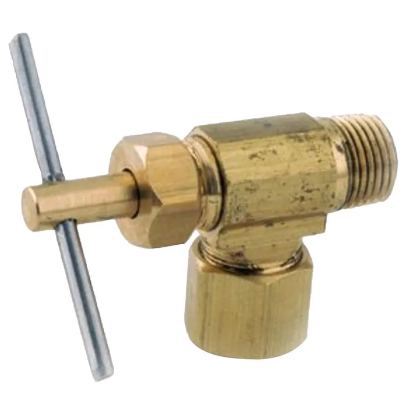 Válvula De Agulha Anderson Metals Brass 3/8 Pol. X 1/4 Pol. (pacote Com 5)