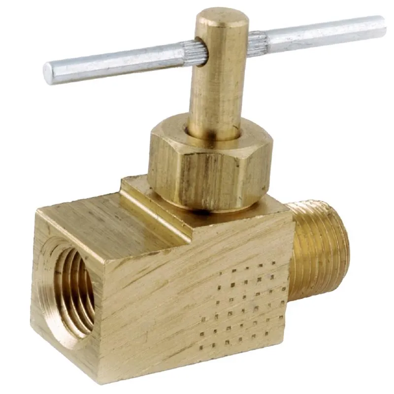 Válvula De Agulha Anderson Metals Brass 1/4 Pol. Mulher X 1/4 Pol. Mip
