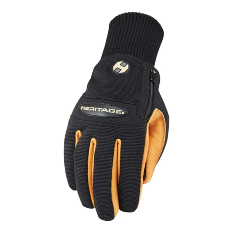 Heritage Winter Work Gloves Black/Tan / 7