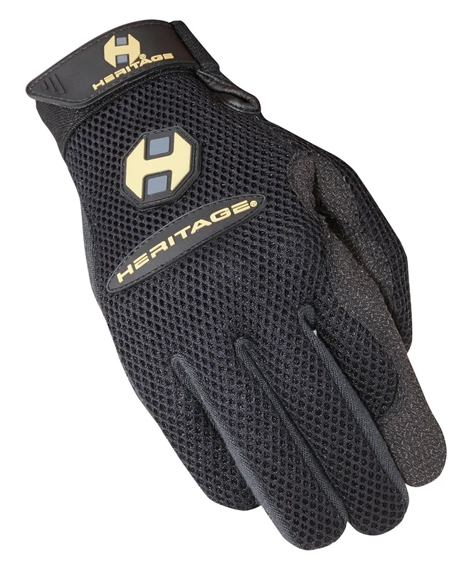 Heritage Gloves Air Flo Roping Glove (Right Hand Only) Black / 9