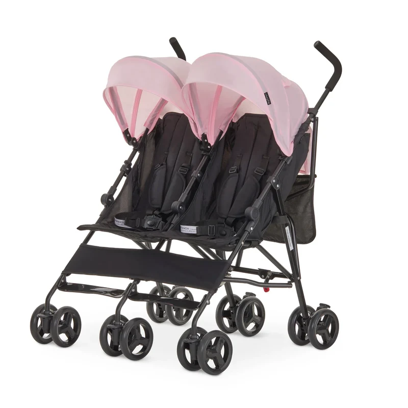 Dream On Me Twin Venture Umbrella Stroller - Pink Open Box