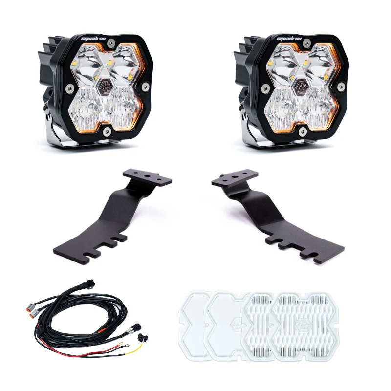 Baja Designs 2025+ Toyota 4Runner Squadron Sport 2.0 A-Pillar Kit (Driving/Combo) - Clear