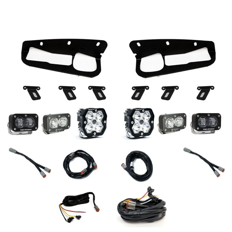 Baja Designs 21-25 Ford Bronco Squadron 2.0 Sport (Spot) / S2 SAE / S2 Sport D/C Steel Bmpr w/UP