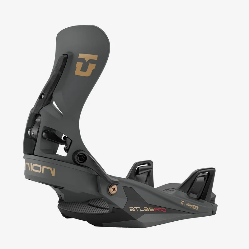 Union Binding Company Atlas Pro Step On Snowboard Bindings Black / S