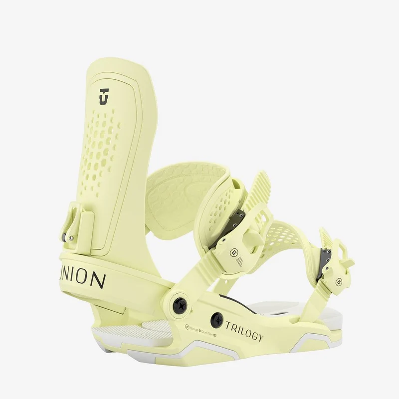 Union Binding Company Women's Trilogy Snowboard Bindings Yellow / L