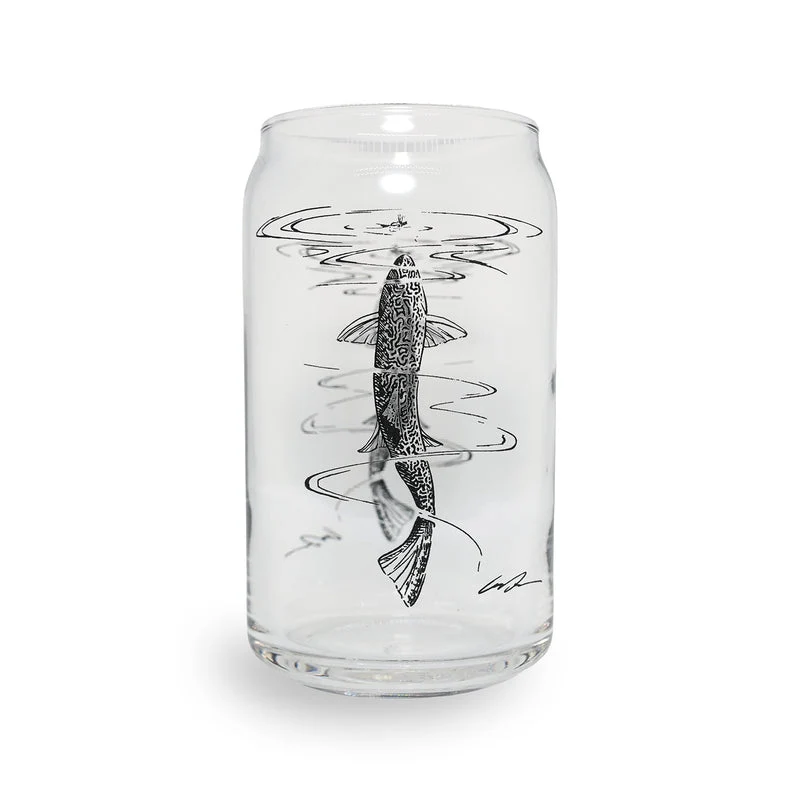 Rep Your Water Rising Brookie Beer Can Glass