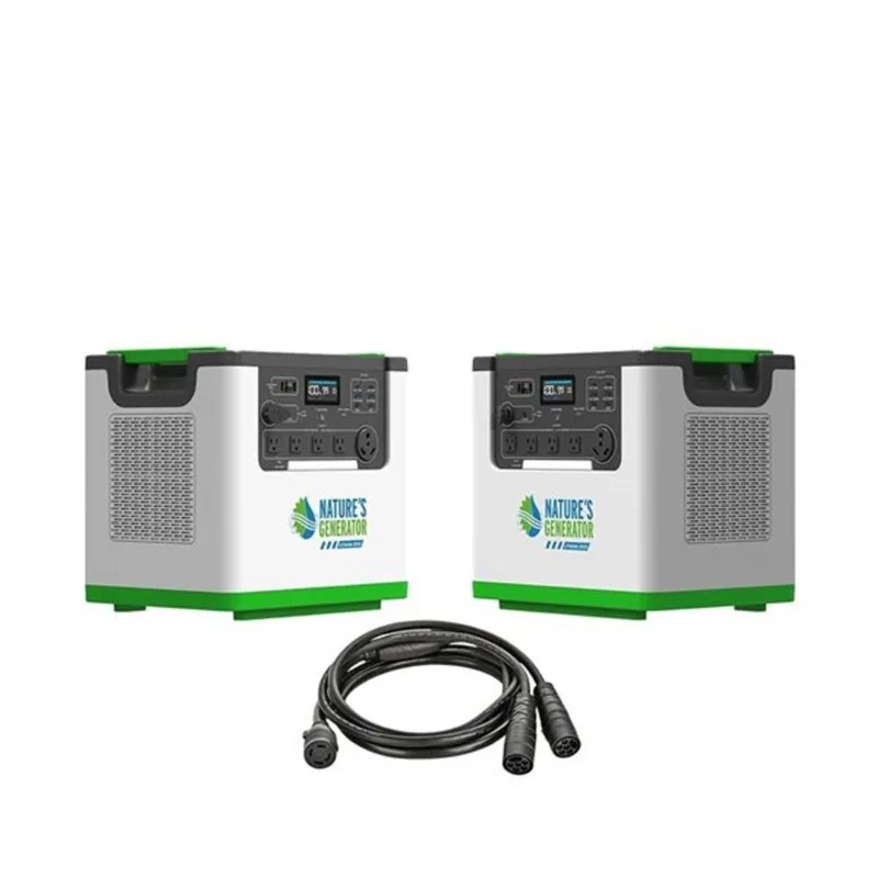 Nature's Generator Lithium 3600 Power Pod - 3,600 W Output with 6 Outlets and 6 USB Ports