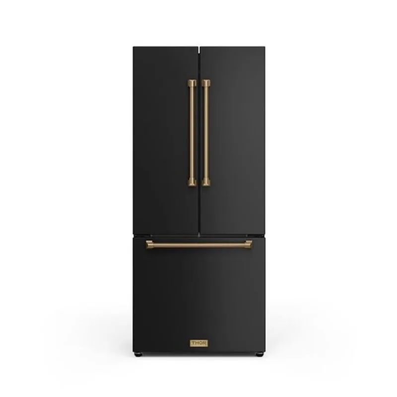 Thor Kitchen Gordon Ramsay 30-in French Door Refrigerator with Ice Maker - Black/Bronze
