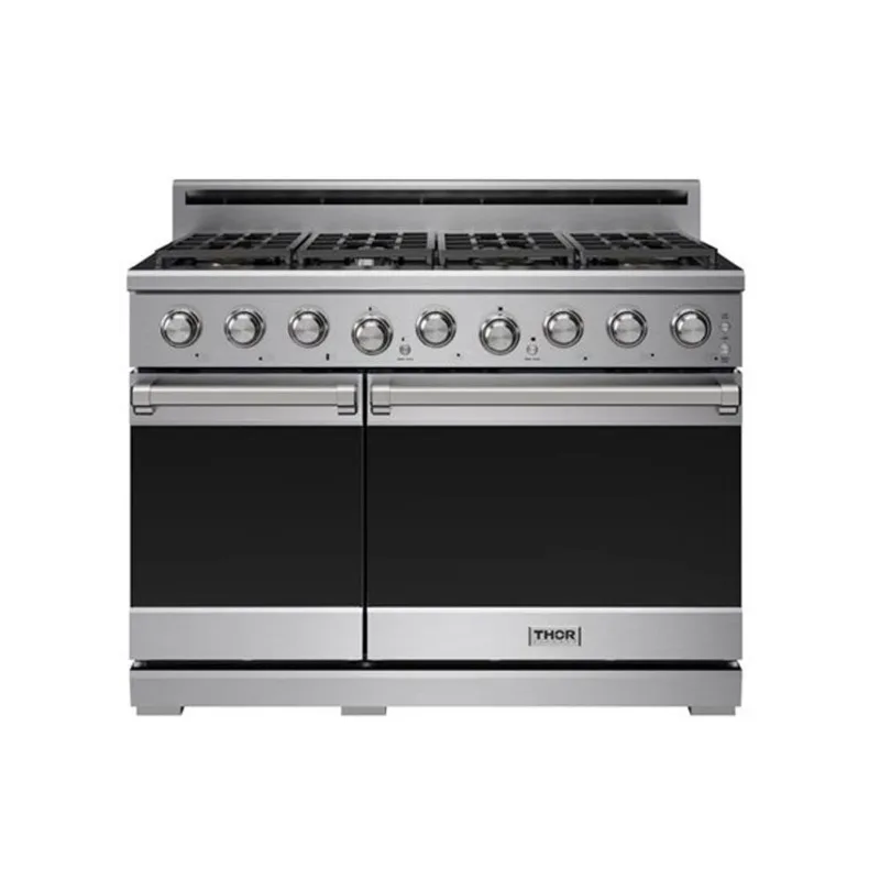Thor Kitchen X Series 48-in Professional Freestanding 7-Burner Convection Oven Gas Range - Stainless Steel