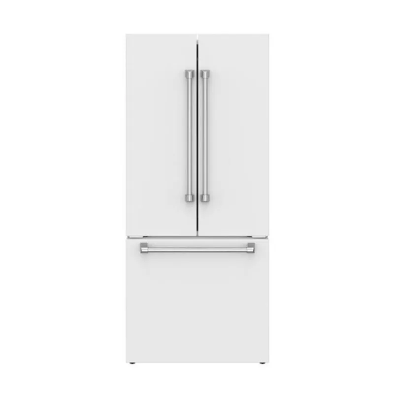 Thor Kitchen Gordon Ramsay 30-in Counter-Depth French Door Refrigerator with Ice Maker - White