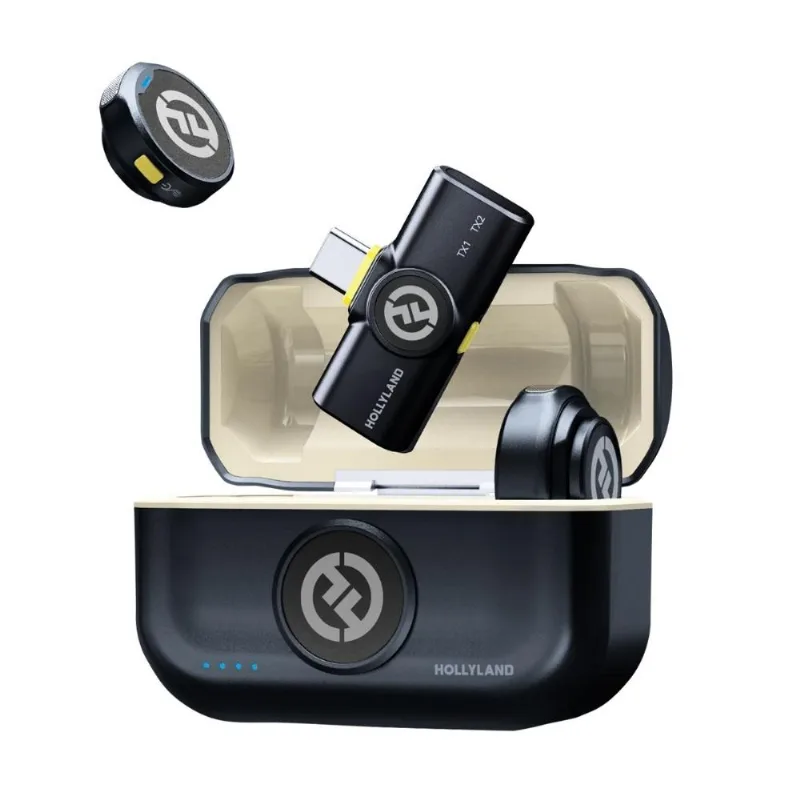 Micrófono Lavalier Hollyland Lark M2 USB-C Negro