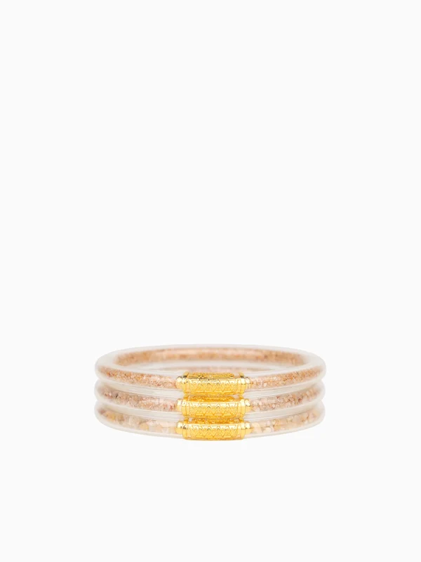 Three Sands All Weather Bangles Gold / M